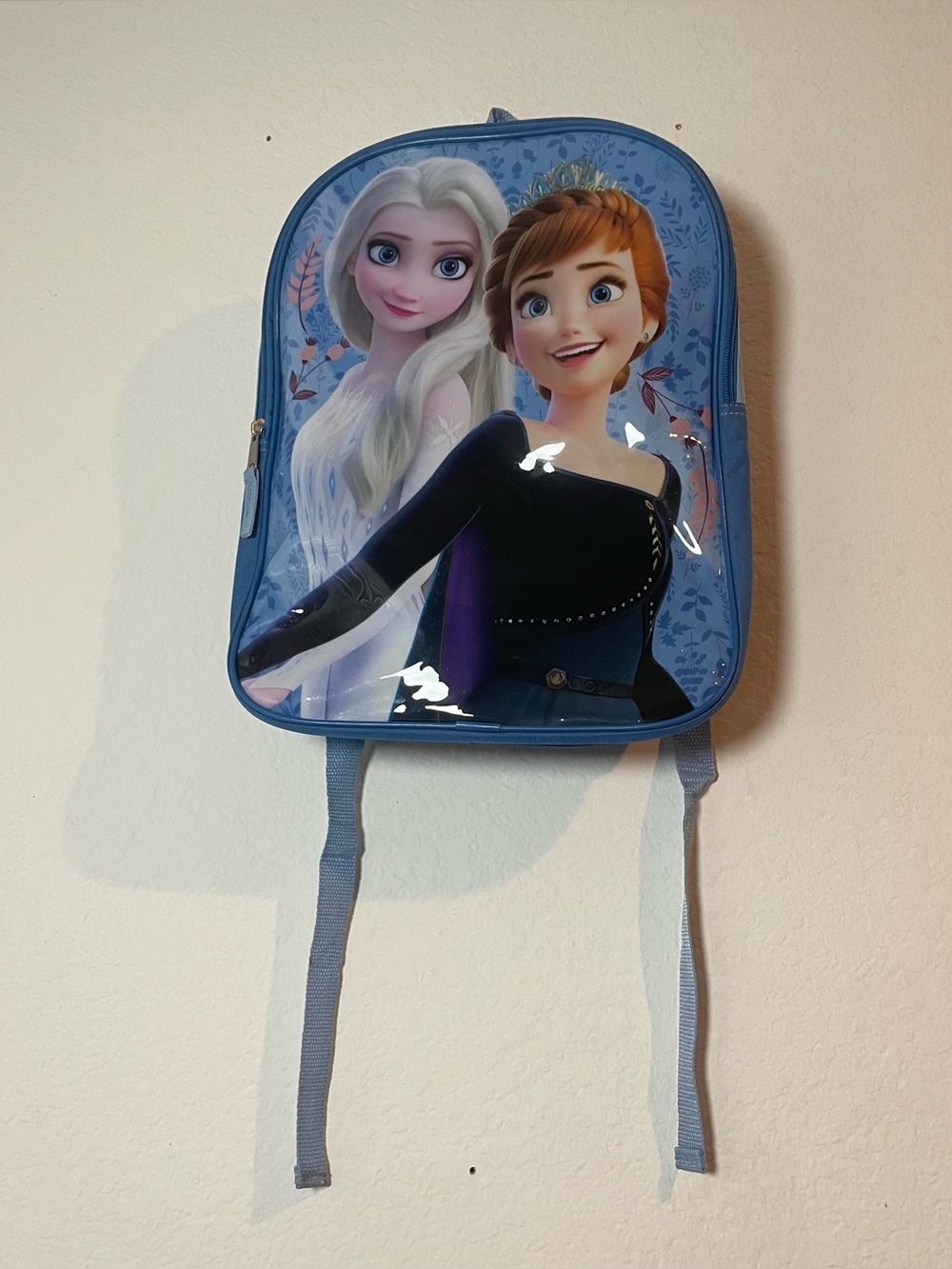 Disney Frozen Elsa & Anna Kids Backpack Blue School Book Bag Official Licensed N